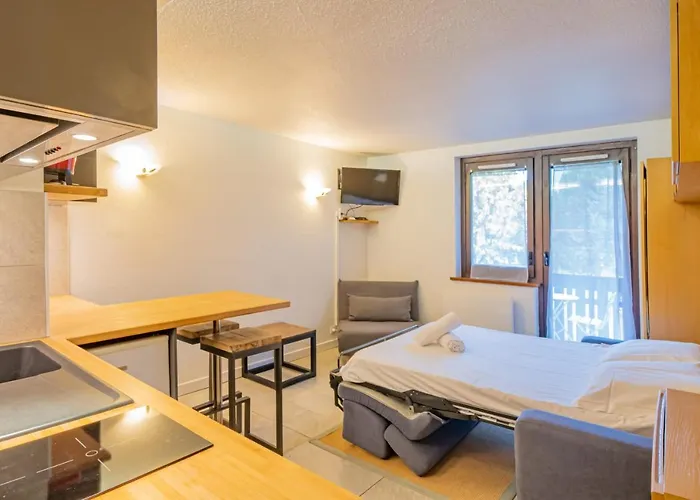 דירה Little Nest - Peaceful With A Breathtaking View Of Mont-blanc שאמוני